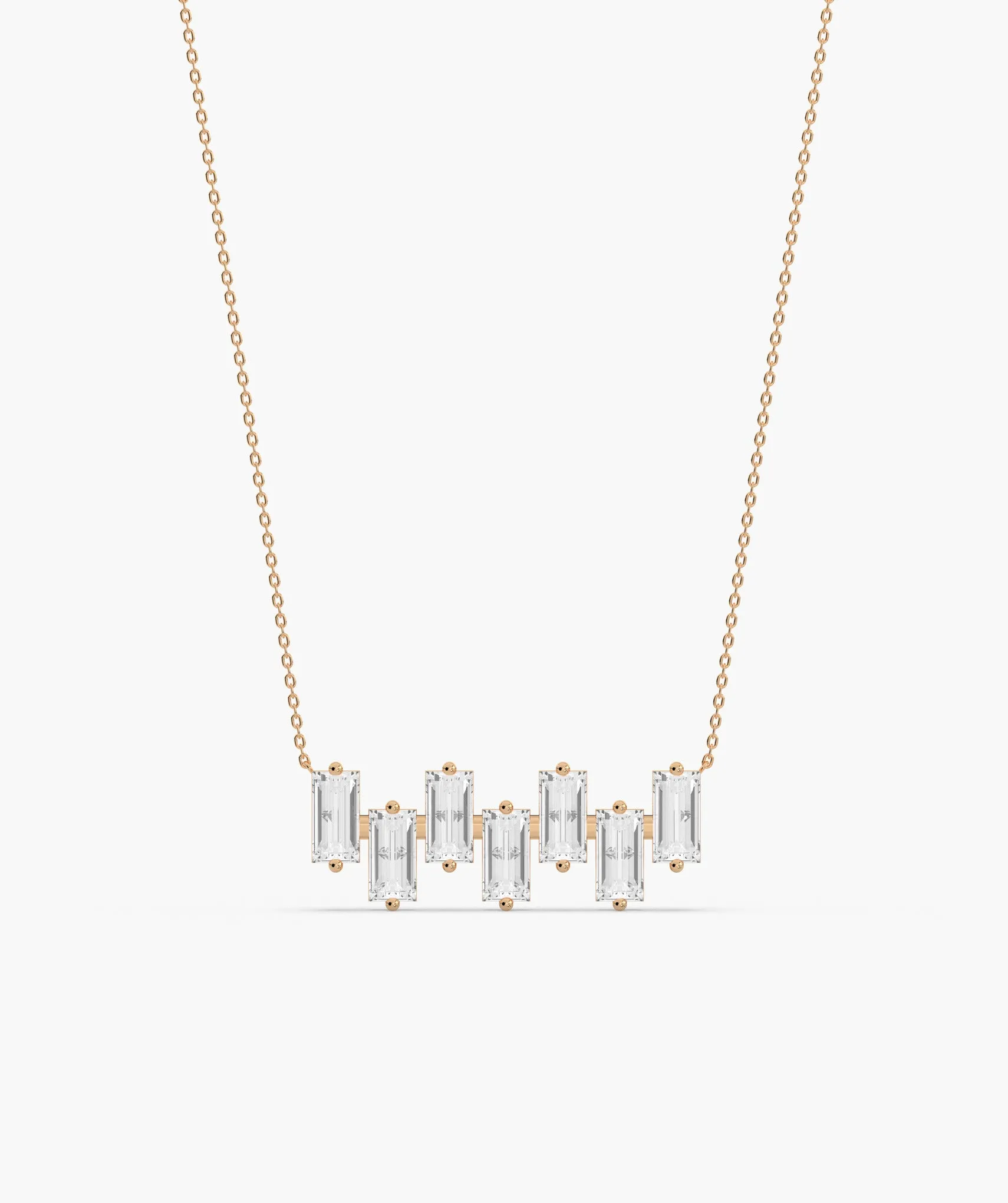Modernity Linear Diamond Necklace