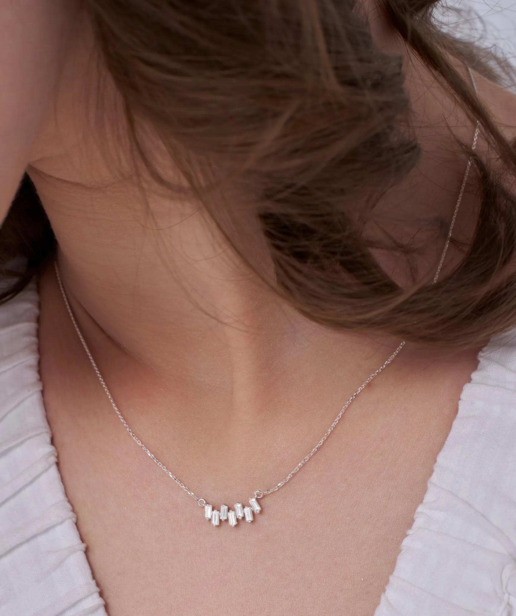 Modernity Linear Diamond Necklace