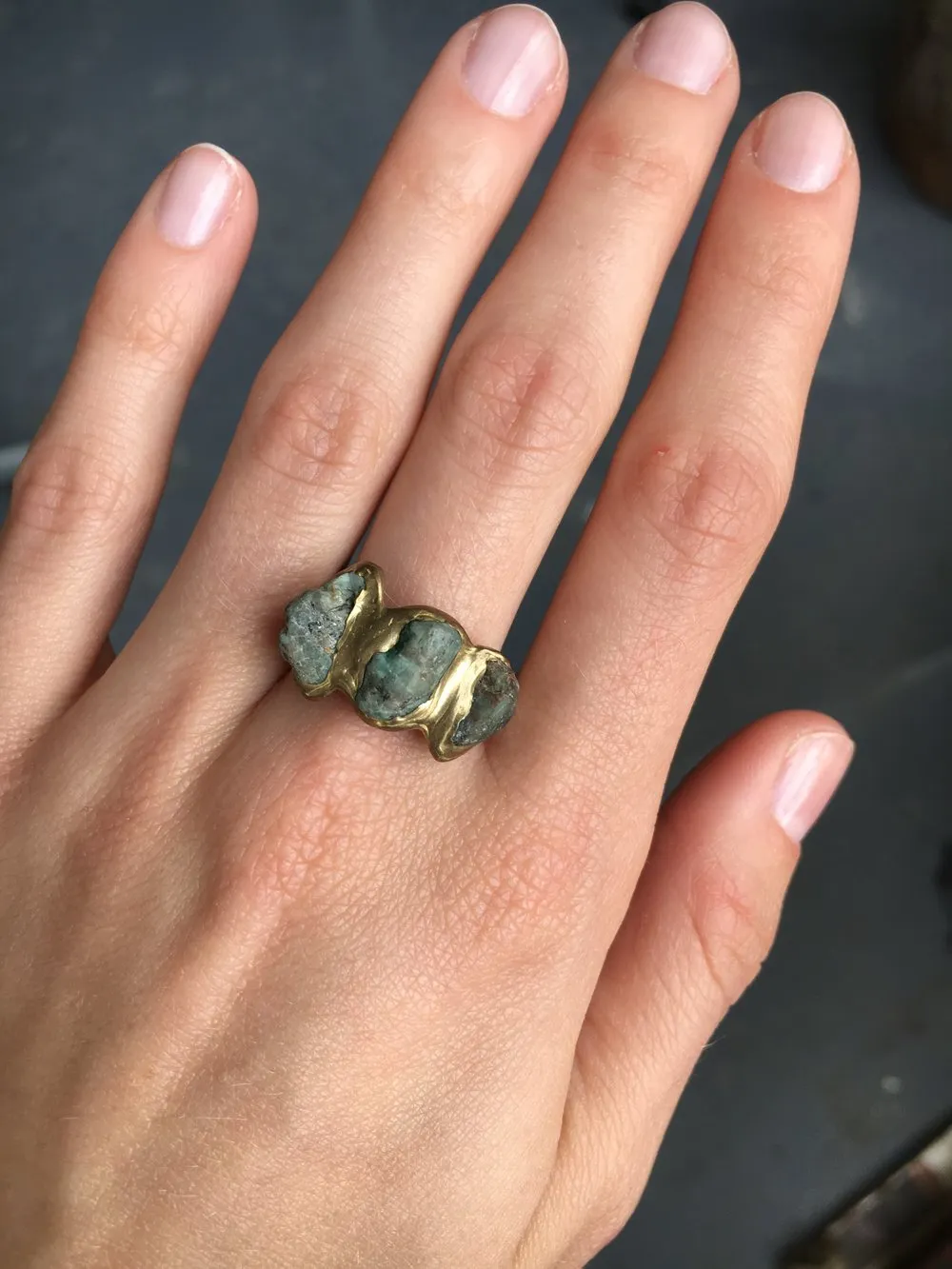 Mosaic Triple Ring
