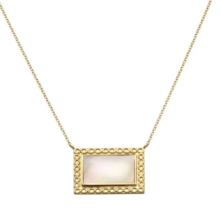 Mother of Pearl Infinity Pendant
