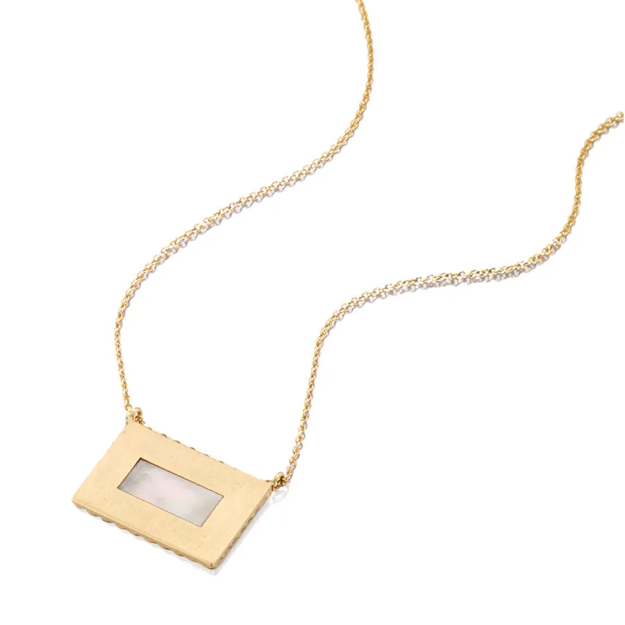 Mother of Pearl Infinity Pendant