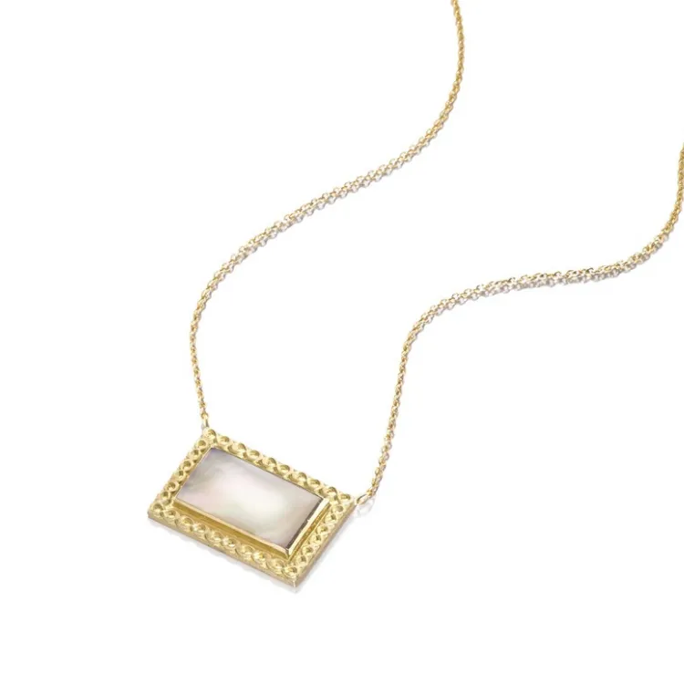 Mother of Pearl Infinity Pendant