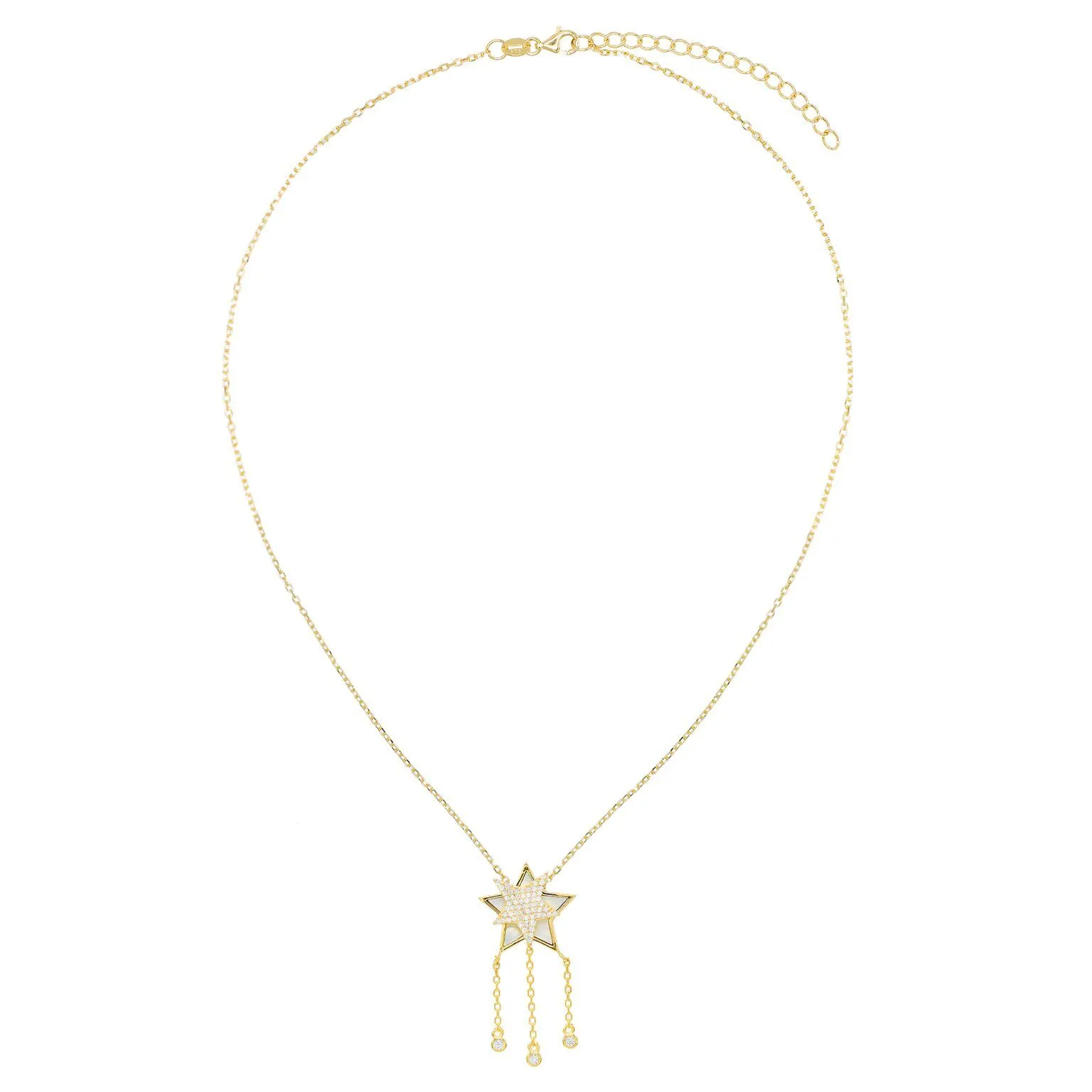 Mother of Pearl Star Necklace