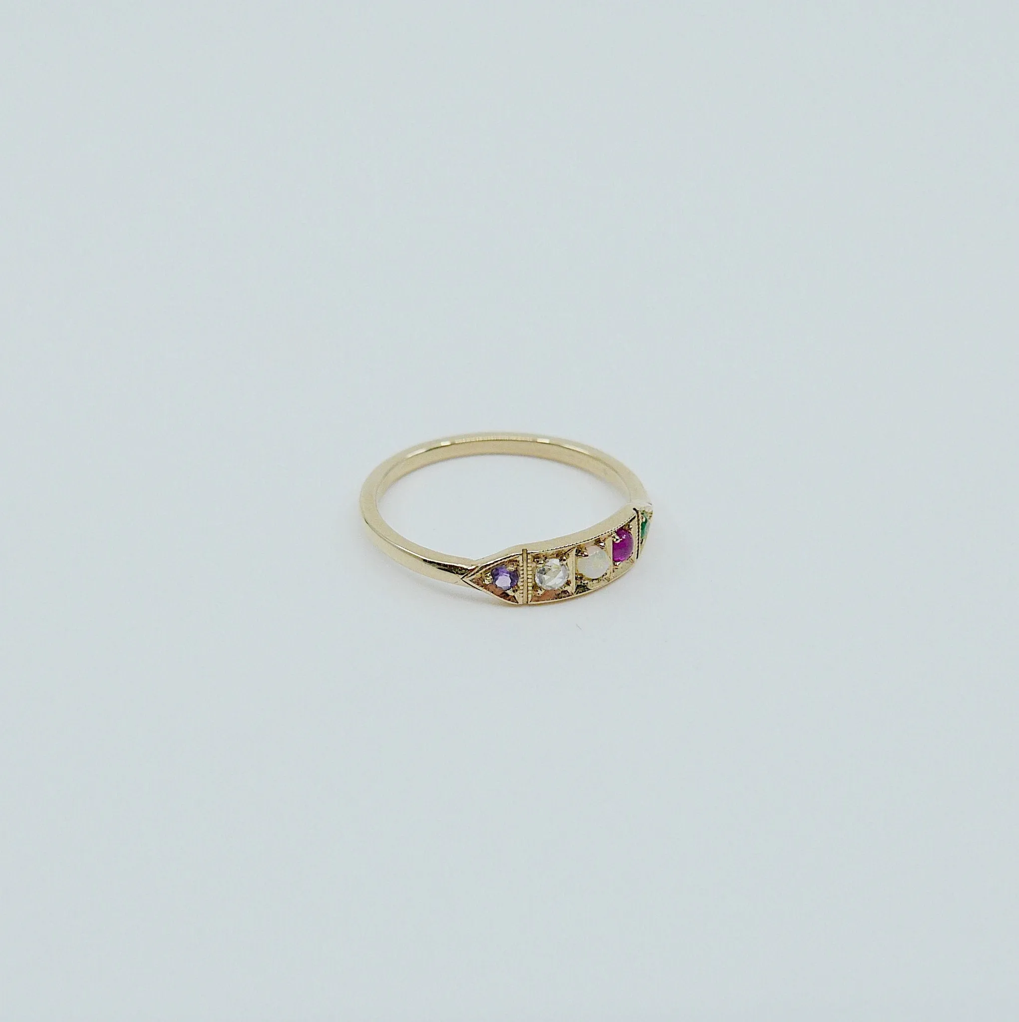 Ms. Goodbar ADORE Acrostic Ring