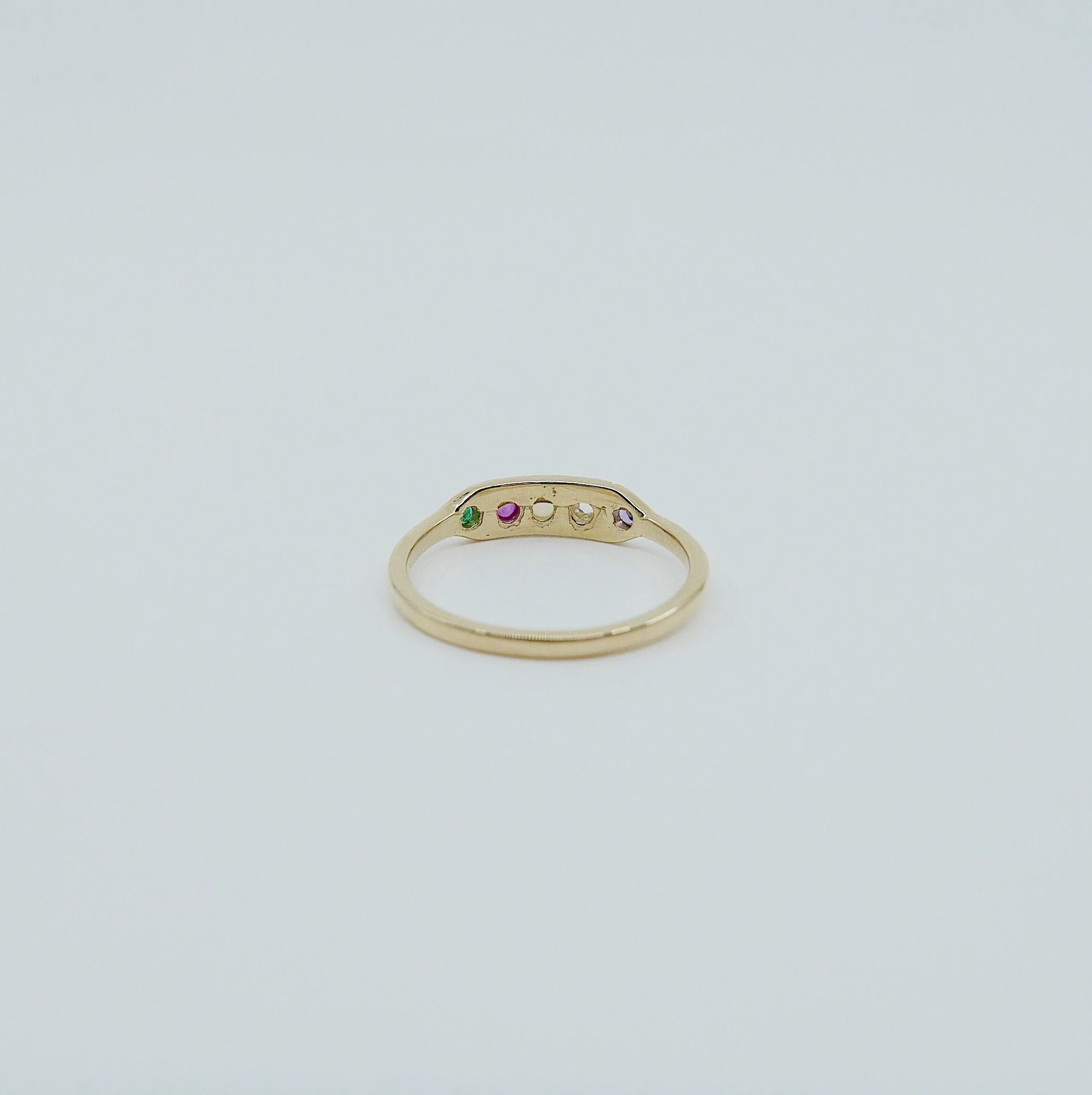 Ms. Goodbar ADORE Acrostic Ring