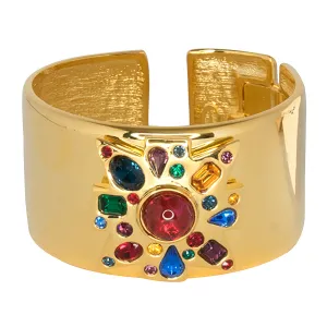 Multicolored Maltese Cross Cuff