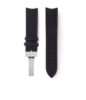 nubuck curved strap