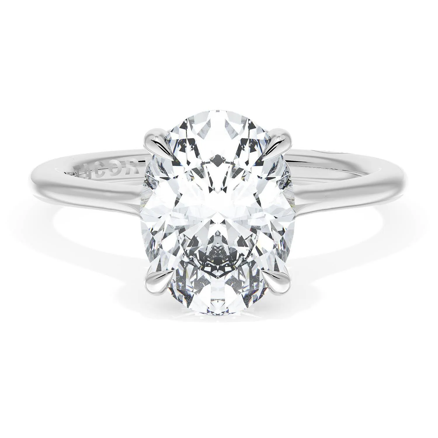 Oval Solitaire Engagement Ring