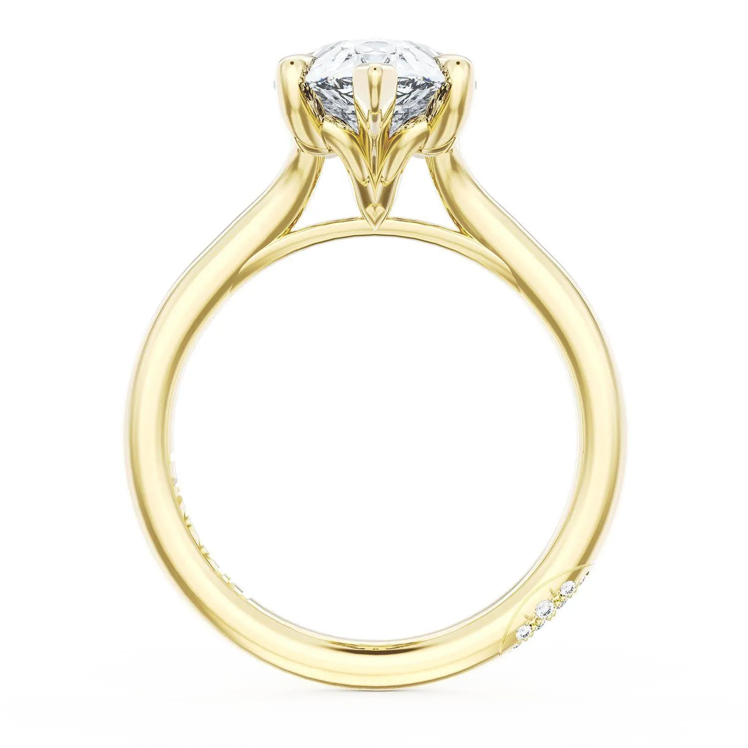Pear Solitaire Engagement Ring