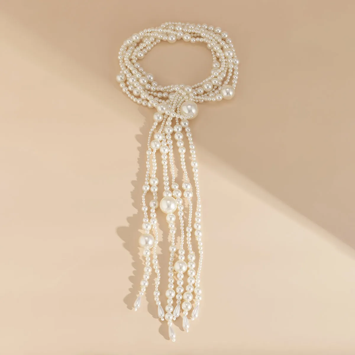 Pearl Scarf Necklace