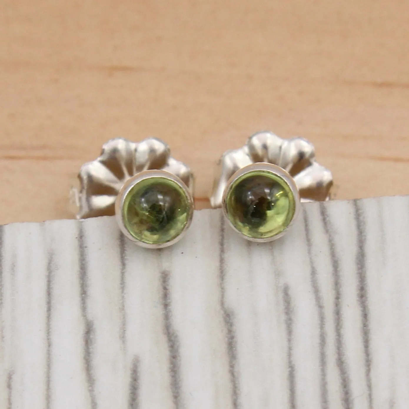 Peridot Studs