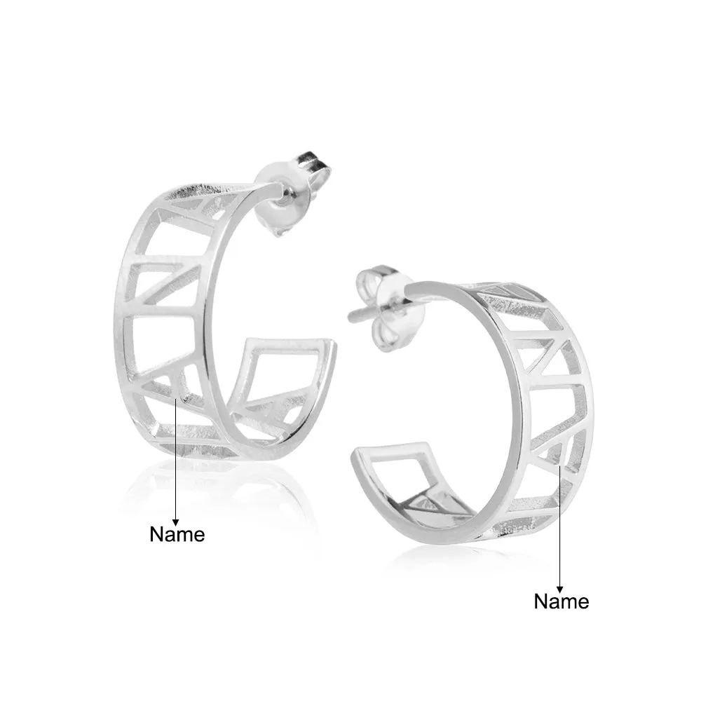 Personalized Name Earrings
