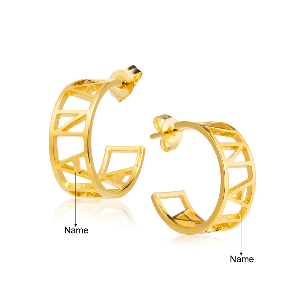 Personalized Name Earrings