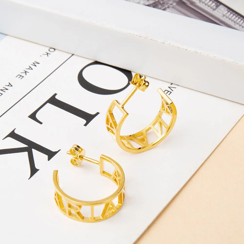 Personalized Name Earrings