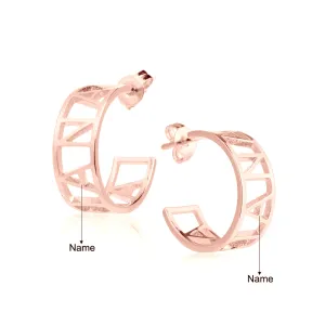 Personalized Name Earrings