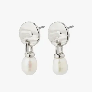 Pilgrim Heat Silver Freshwater Pearl Earrings