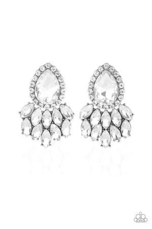 Pink Friday - Stunningly Silver Earrings