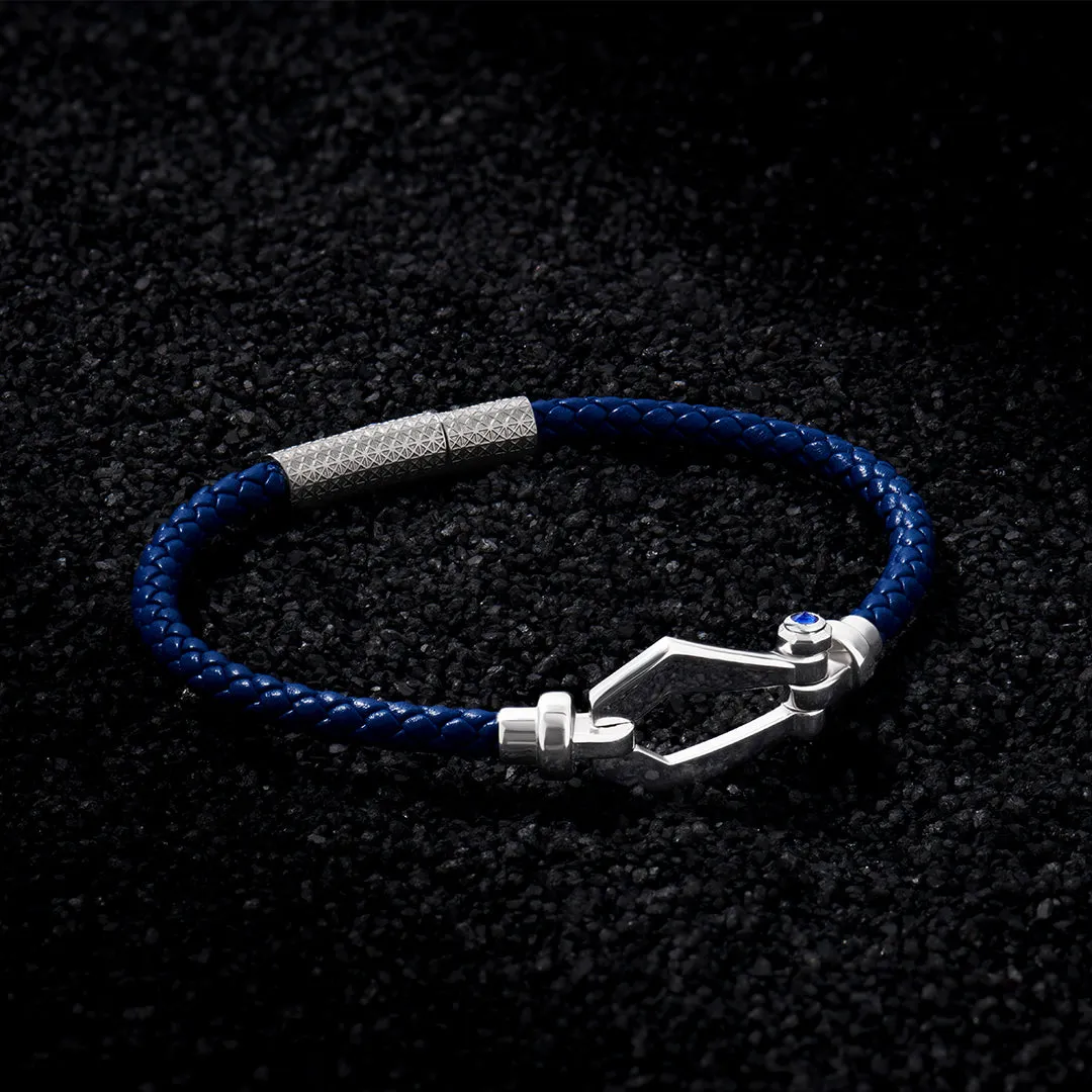Premium Buckle Leather Bracelet in Gold
