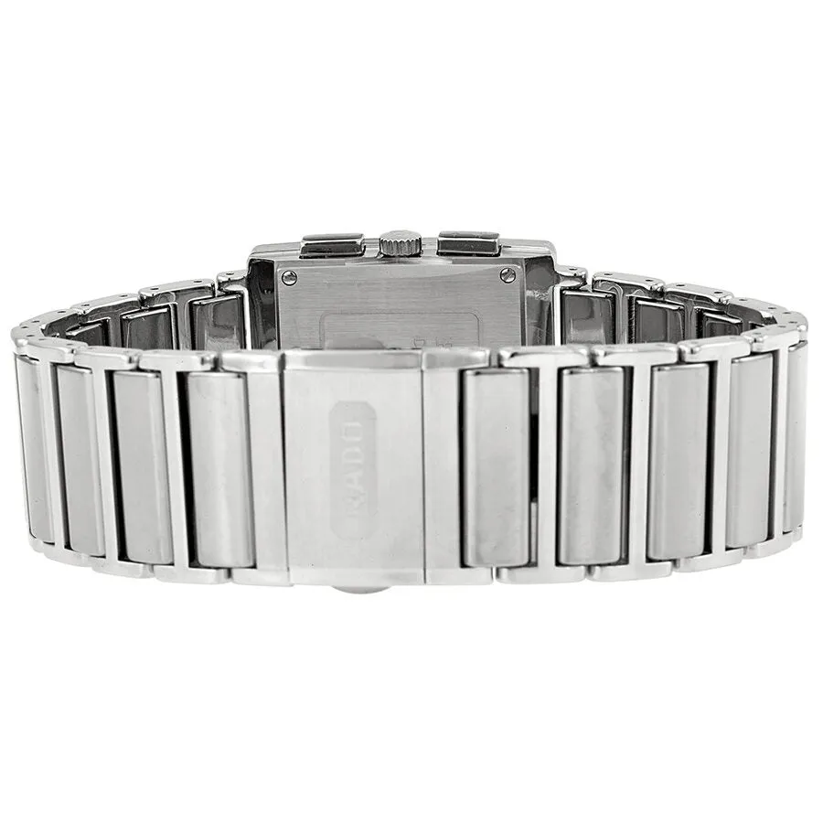 Rado Integral Jubile Chronograph White Dial Stainless Steel with Ceramic Ladies Watch R20670902