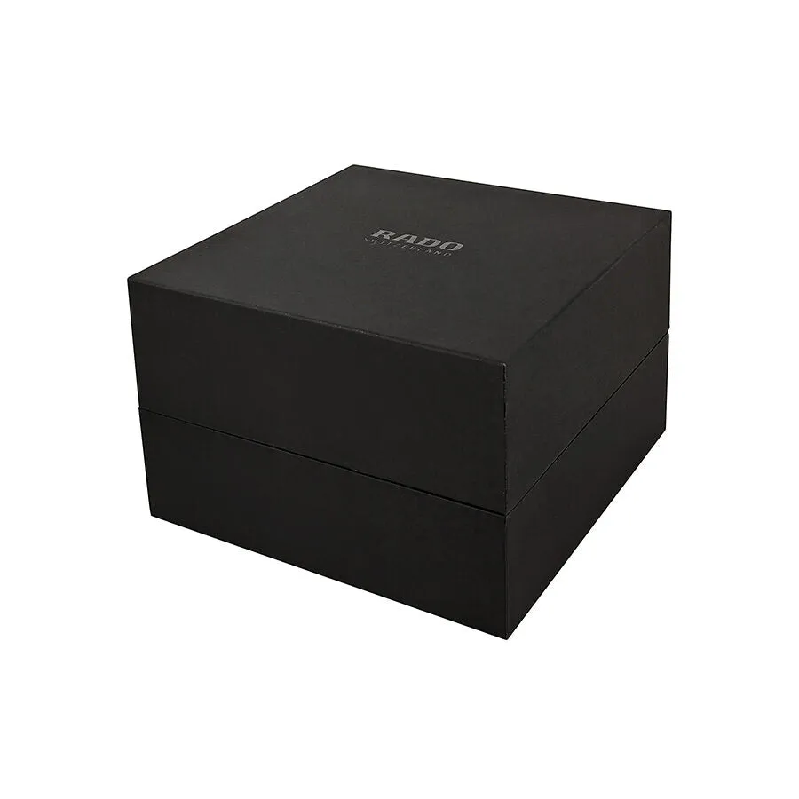 Rado True Black Dial Platinum-tone Ceramic Ladies Watch R27656162