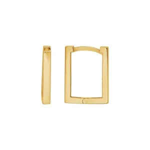 Rectangle Hoop Earring