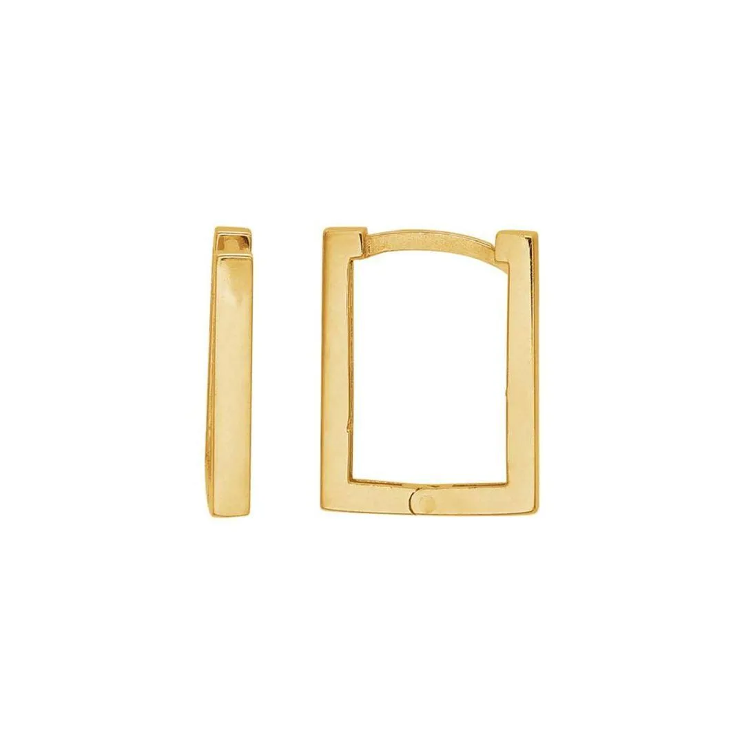 Rectangle Hoop Earring