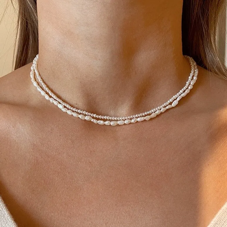 Rice Pearl Necklace