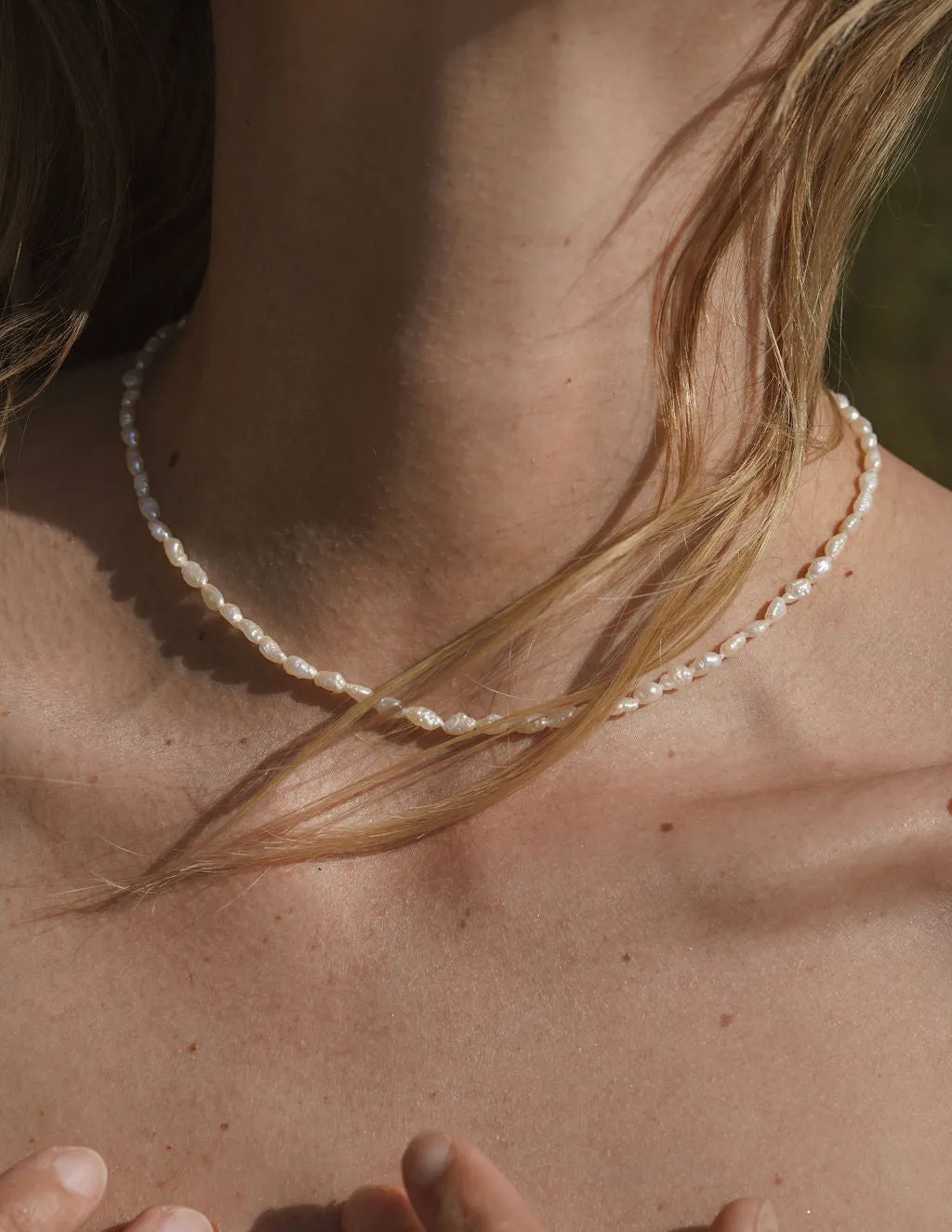 Rice Pearl Necklace