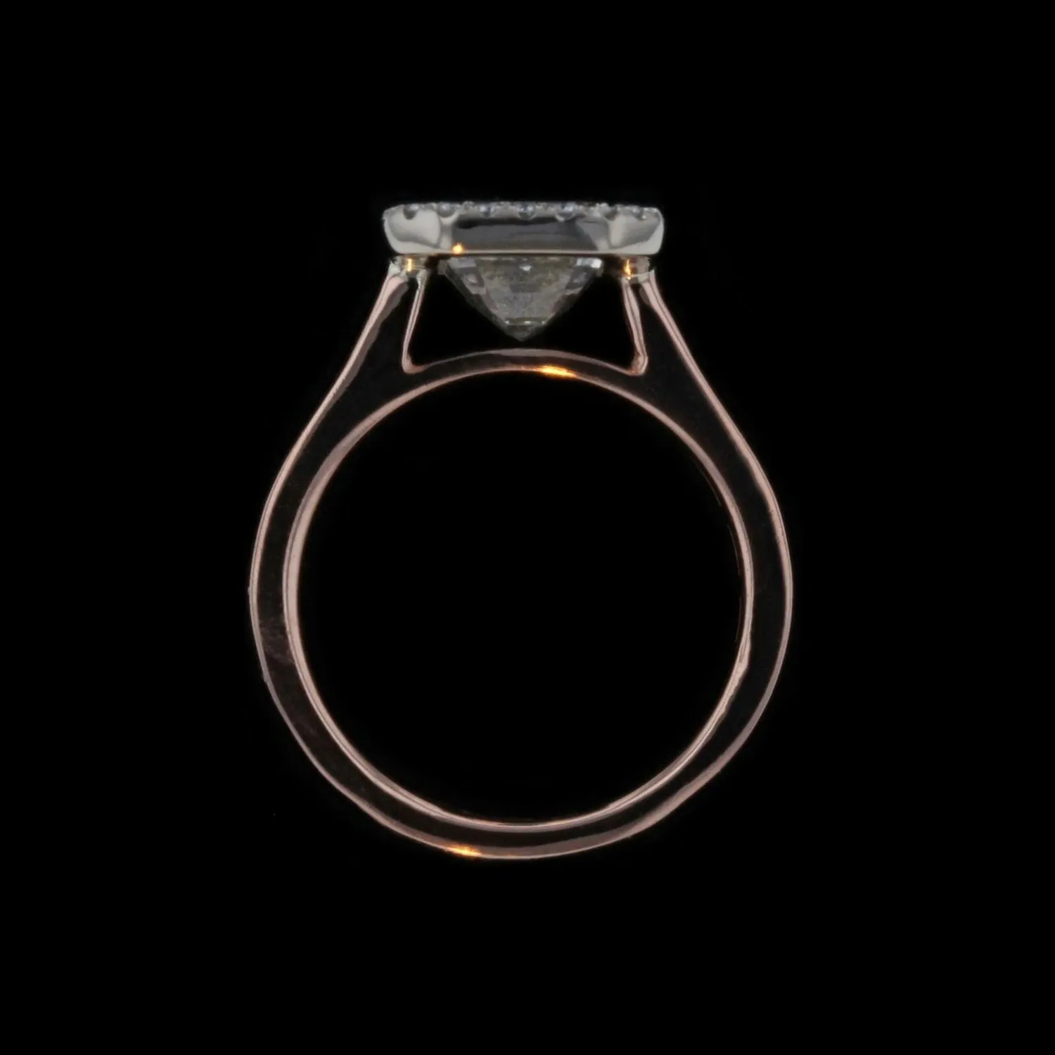 Ring Slide Emerald Baguette