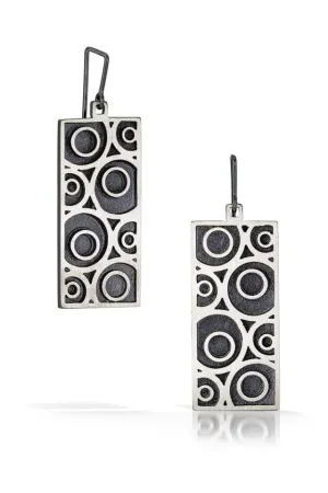 Ripple Earrings on Drop Wires