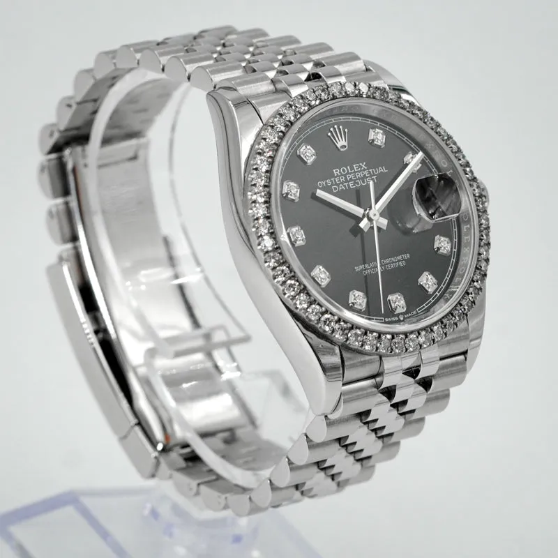 Rolex Datejust 116234 Diamond Dial & Bezel 36mm Stainless Steel