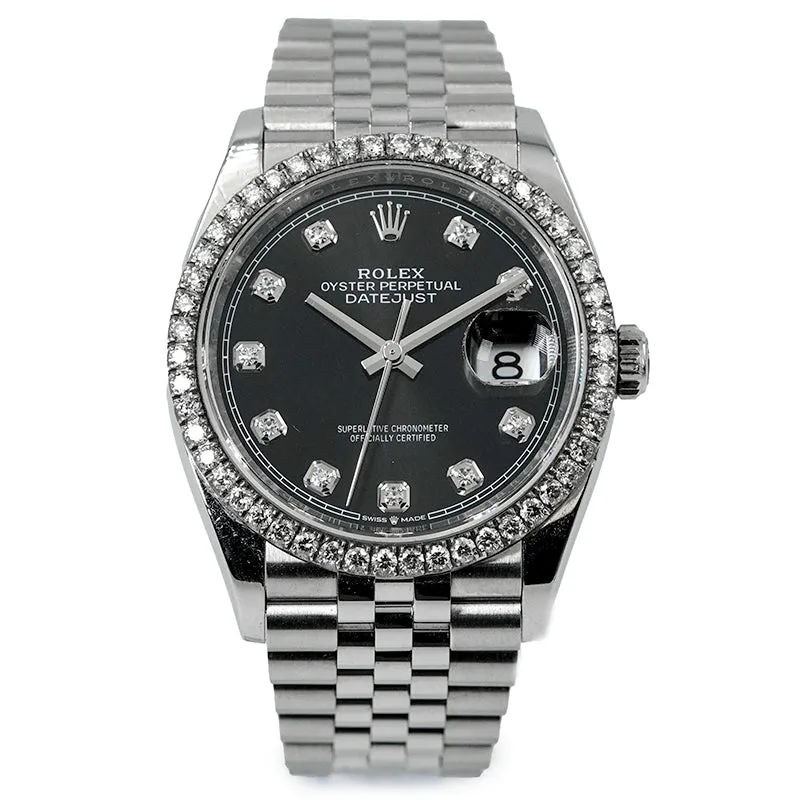 Rolex Datejust 116234 Diamond Dial & Bezel 36mm Stainless Steel