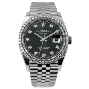 Rolex Datejust 116234 Diamond Dial & Bezel 36mm Stainless Steel
