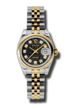 Rolex Datejust Automatic Stainless Steel 18kt Yellow Gold Jubilee Ladies Watch 179163BKJDJ