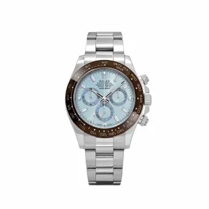 Rolex Daytona 116506 Platinum Ice Blue Baguette Diamond Dial (2015)