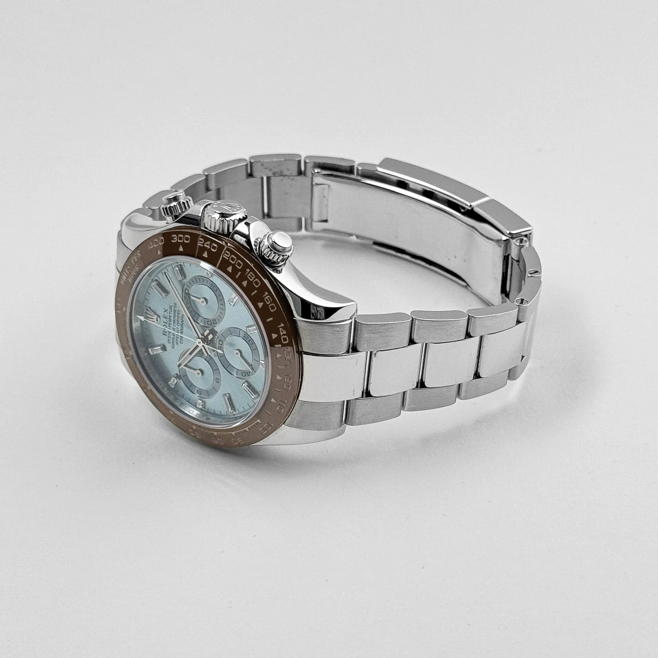 Rolex Daytona 116506 Platinum Ice Blue Baguette Diamond Dial (2015)