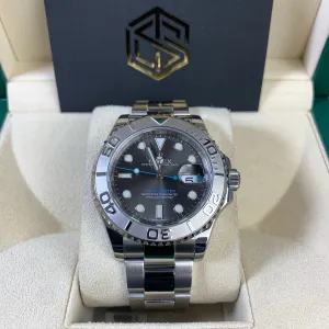 Rolex Yacht-Master 40 116622 Rhodium Dial 2018 Discontinued Full Set Watch
