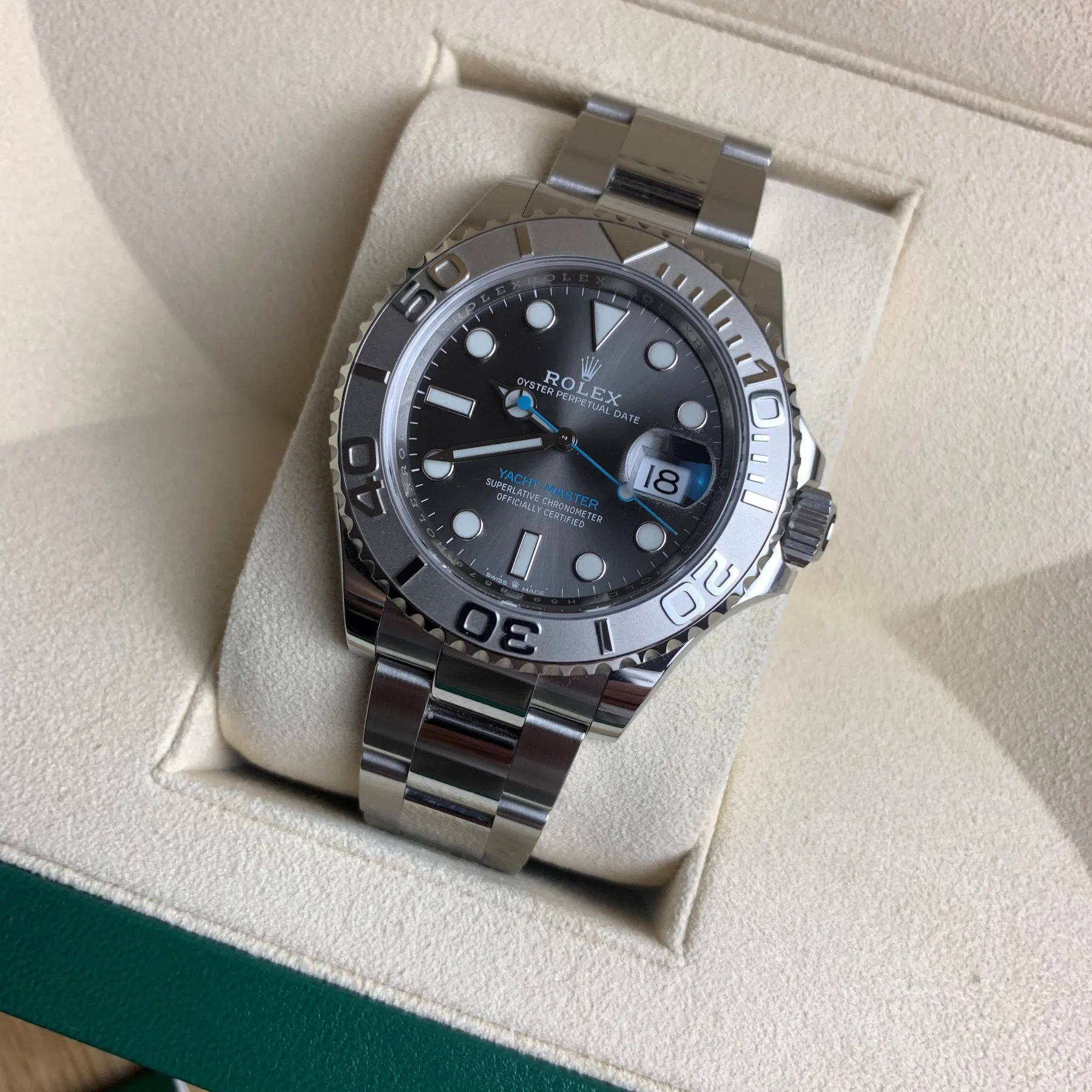 Rolex Yacht-Master 40 126622 Rhodium Dial 2020 Full Set Watch