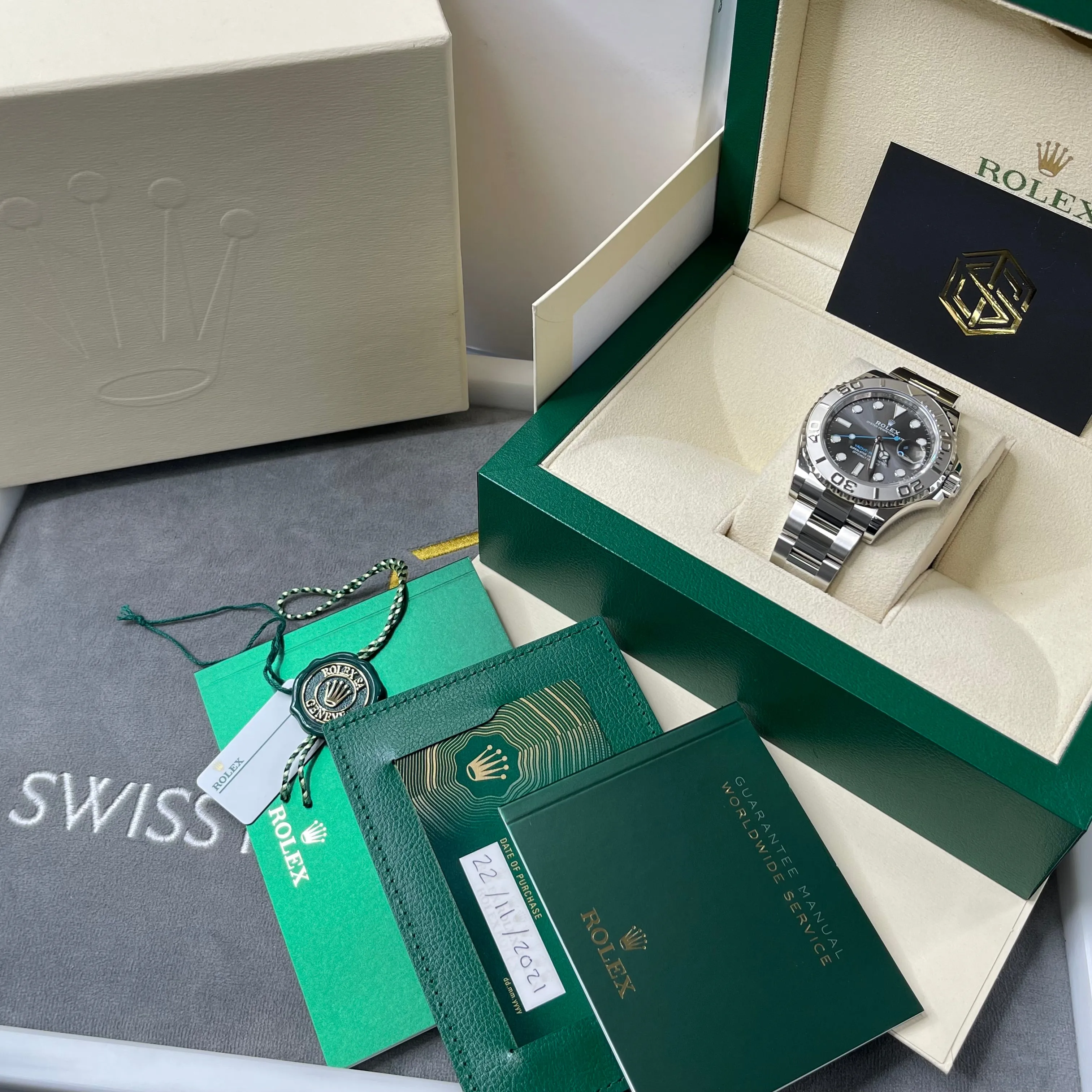 Rolex Yacht-Master 40 126622 Rhodium Dial 2021 Unworn Full Set Watch