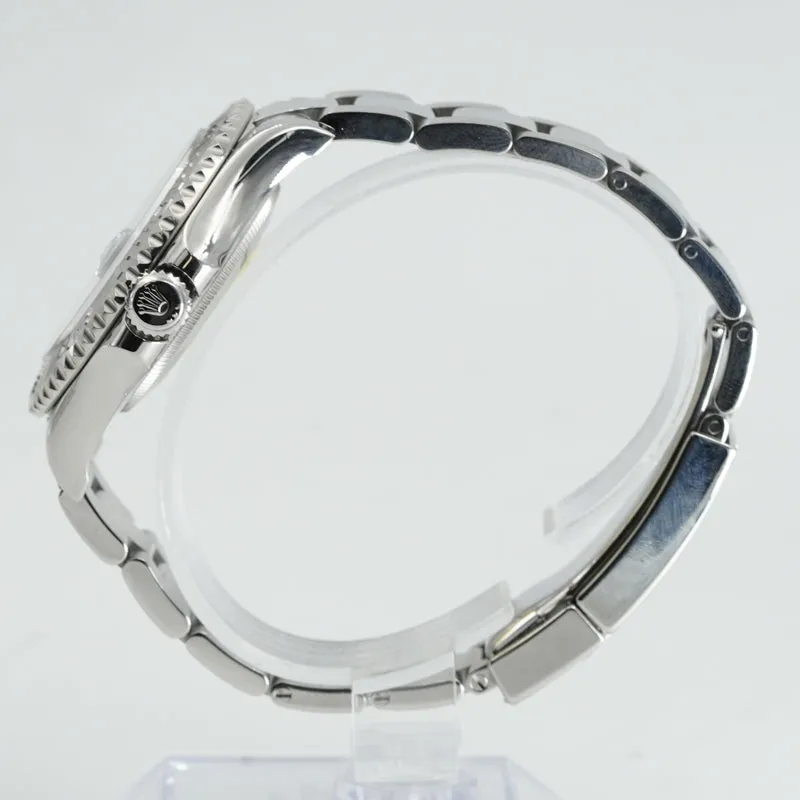 Rolex Yachtmaster 116622 Blue 40mm Steel w Platinum Bezel '14 Card Only