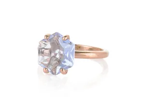 Rose Gold Tanzanite Solitaire Ring