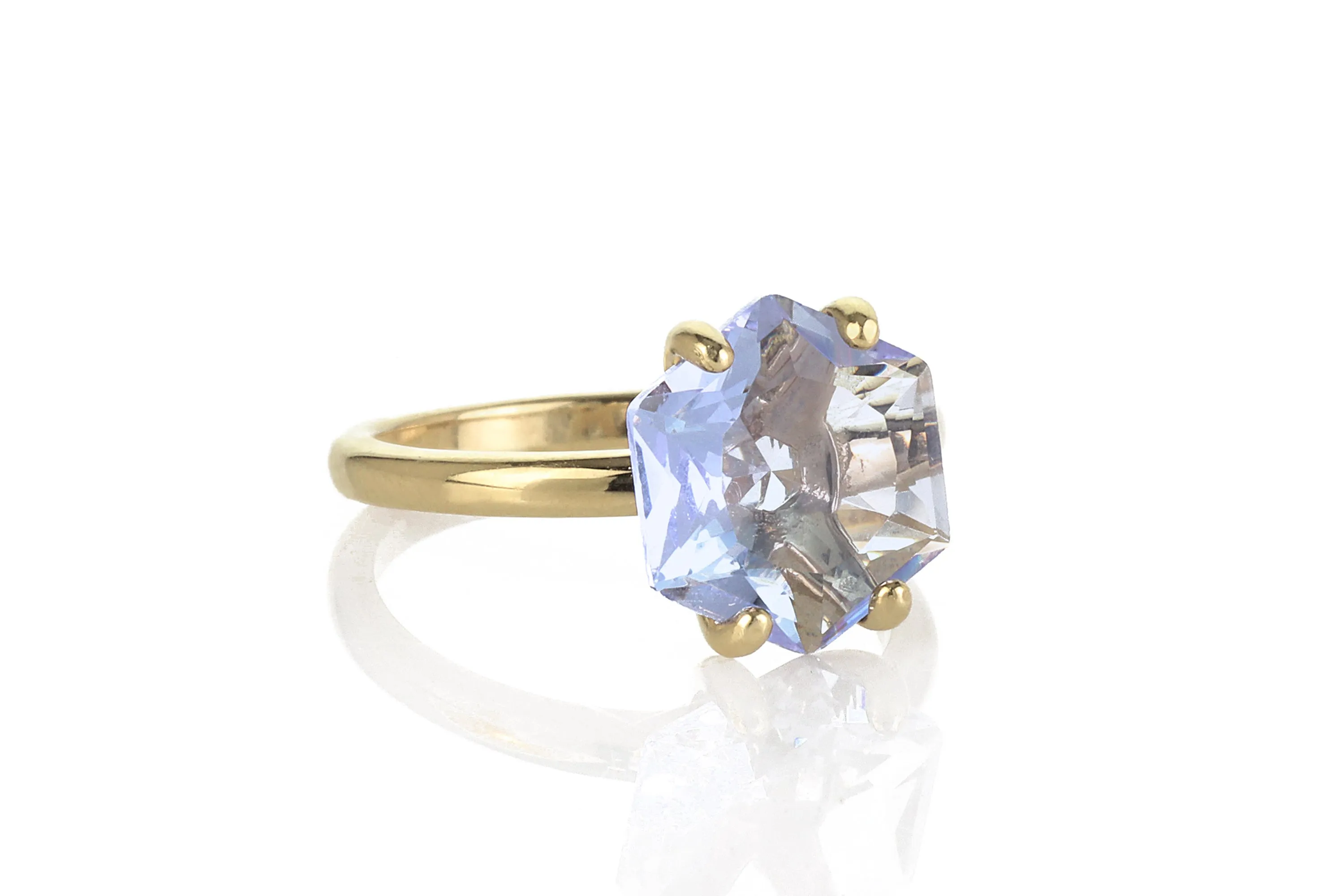Rose Gold Tanzanite Solitaire Ring