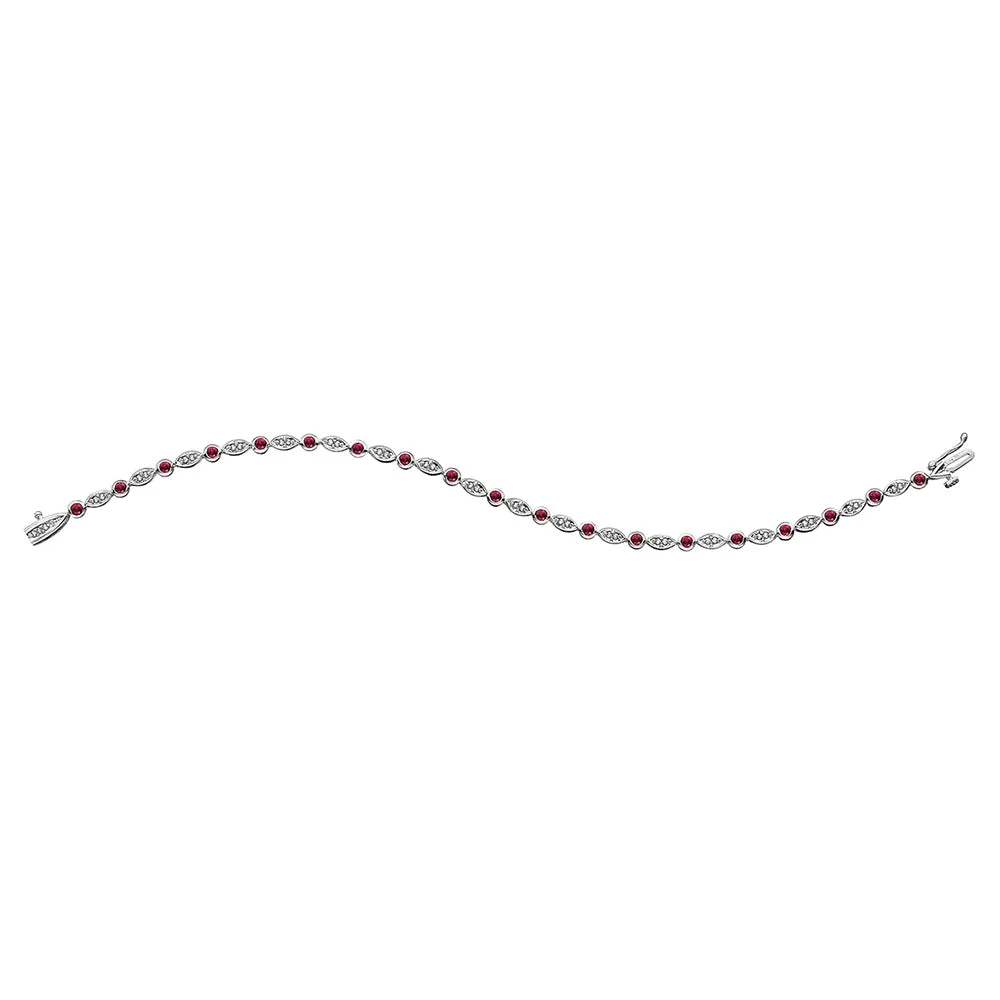 Ruby and Diamond Bracelet