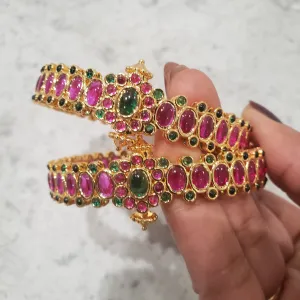 Ruby, Emerald Bangles