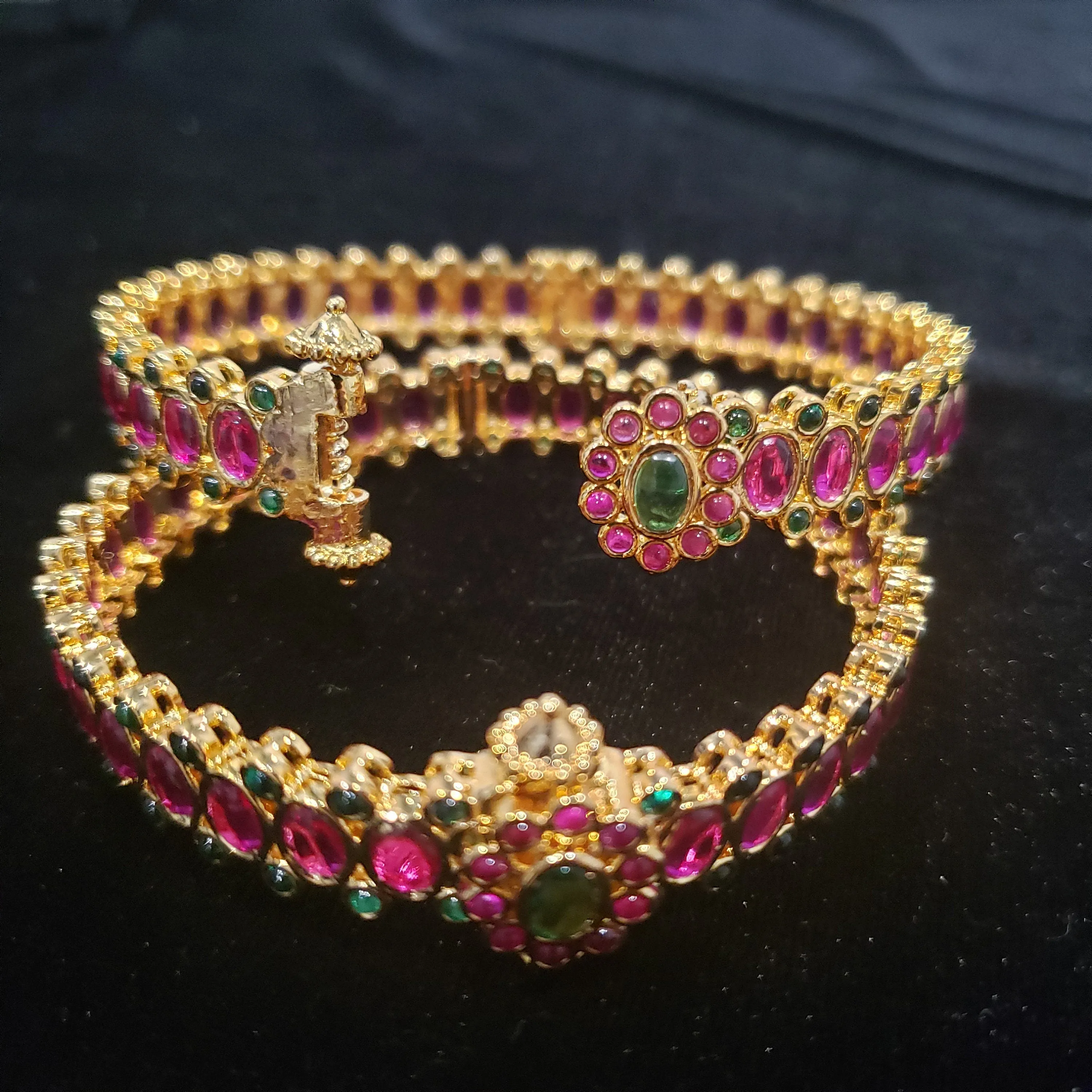 Ruby, Emerald Bangles