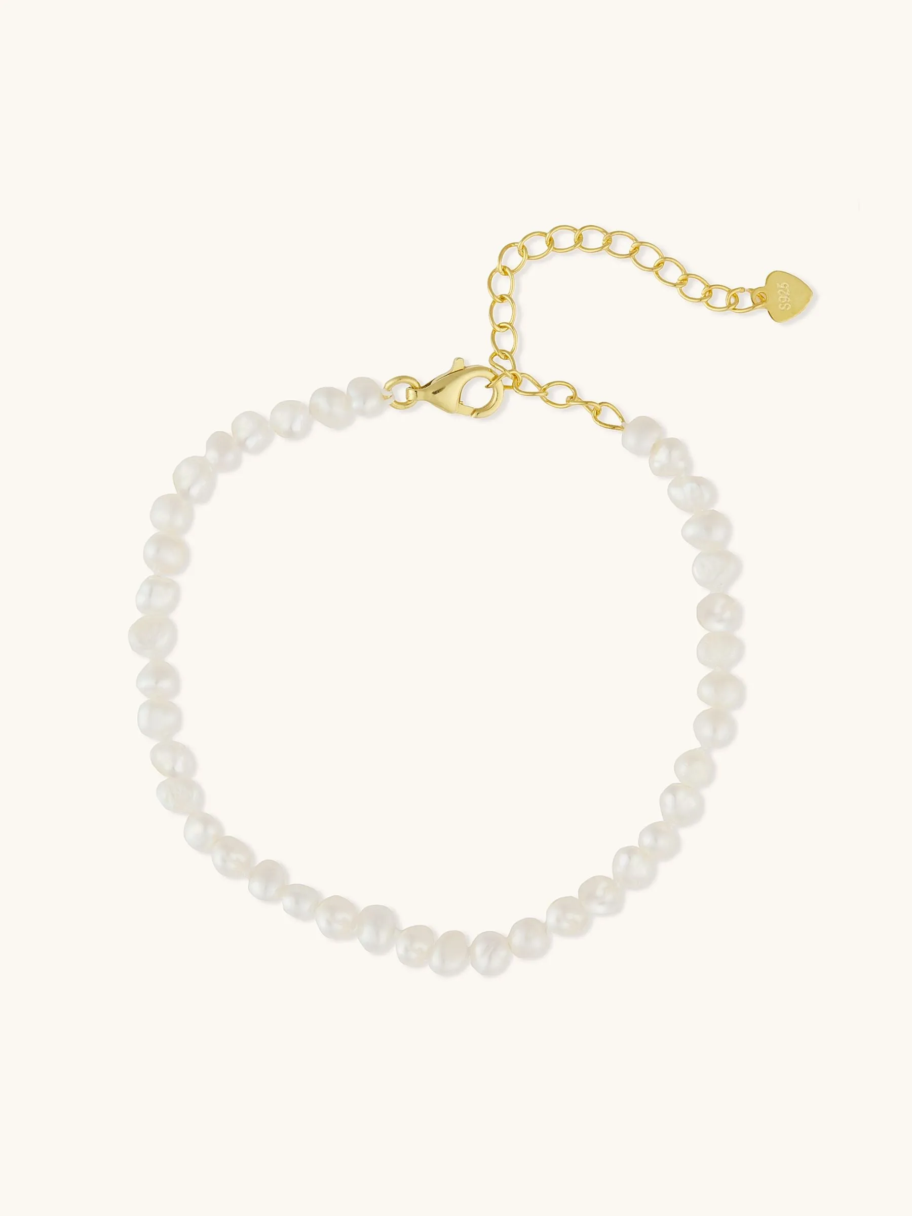 Ruby | Mini Baroque Pearl Bracelet