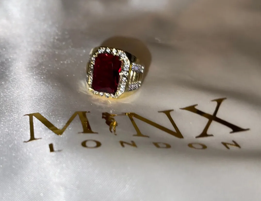 Ruby Ring | Ruby Ring for Men | Ruby Ring for Women | Ruby Diamond Ring | Ruby and Diamond Ring | Red Diamond Ring |  Iced Out Ring