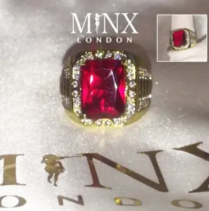 Ruby Ring | Ruby Ring for Men | Ruby Ring for Women | Ruby Diamond Ring | Ruby and Diamond Ring | Red Diamond Ring |  Iced Out Ring