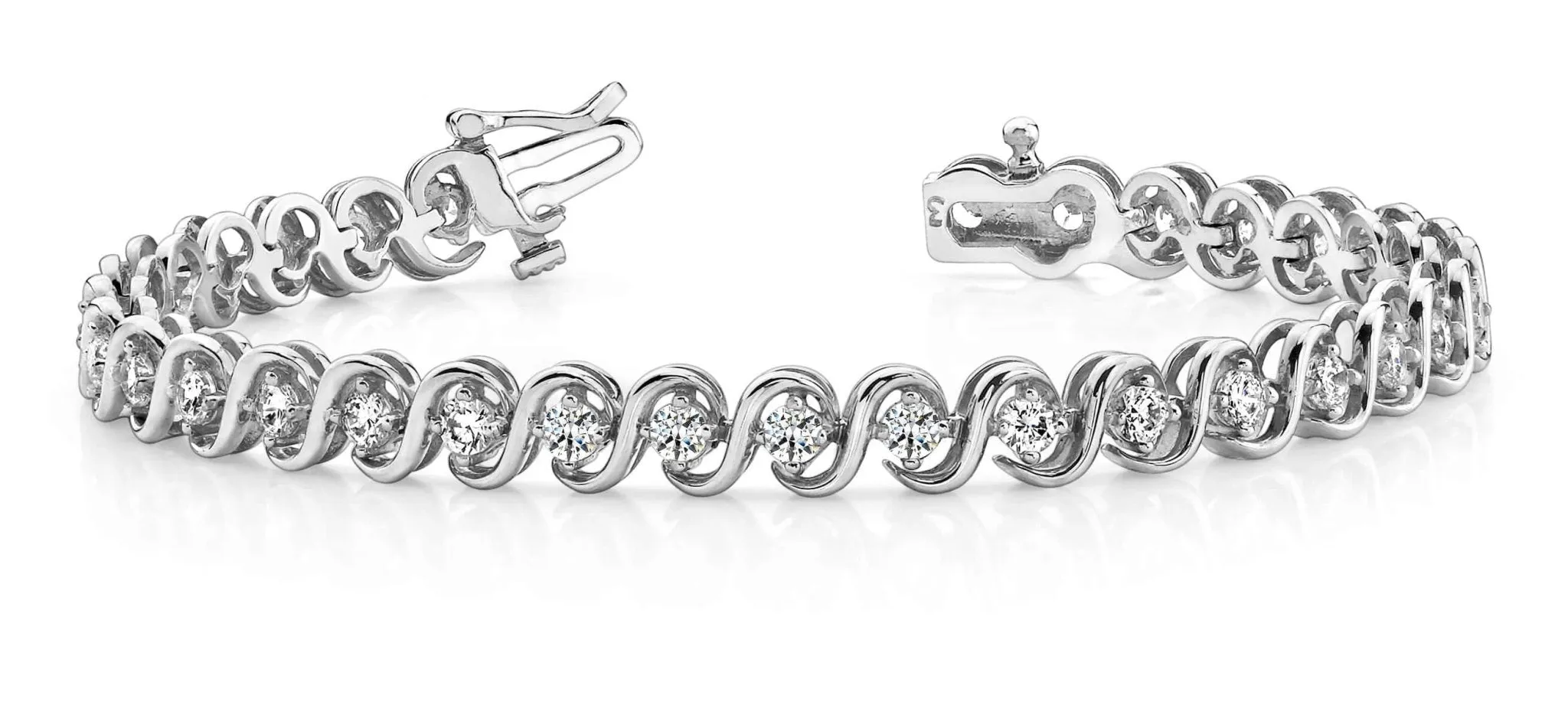 S Link Lab-Grown Diamond Bracelet with 4.06 ct.(finished) 3.25mm