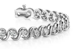 S Link Lab-Grown Diamond Bracelet with 4.06 ct.(finished) 3.25mm